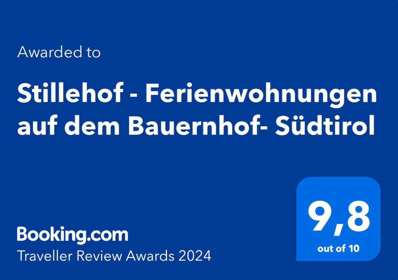 Stillehof - Ferienwohnungen Auf Dem Bauernhof- Suedtirol Bressanone Zewnętrze zdjęcie